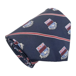 Wm. Chelsea Necktie Multicolor Geometric Stripe Pattern Men's Silk Neck Tie - Picture 1 of 5