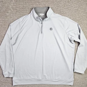 Peter Millar Pullover Mens Kirtland Golf Gray Perth Performance Quarter Zip 3XL - Picture 1 of 14
