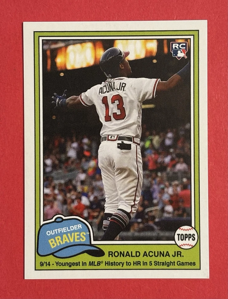 RONALD ACUNA JR - 2018 Topps Throwback Thursday Rookie #231 RC - Image 1 of 2