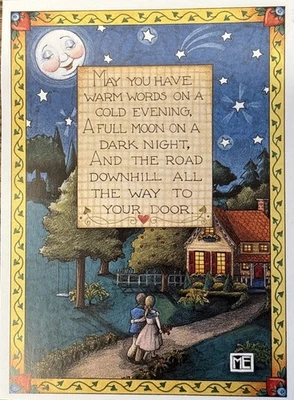 Mary Engelbreit Handmade Greeting Card-May You Have Warm Words  - Image 1 of 3