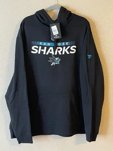 Men’s 3XL NWT San Jose Sharks Fanatics Authentic Pro Core Collection Hoodie - Picture 1 of 8
