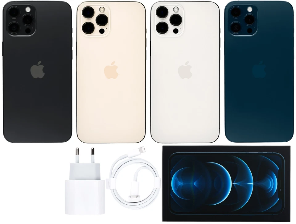 Apple iPhone 12 Pro 128GB 256GB 512GB ✓Gold SIlber Blau Grau ✓Wie Neu ✓100% Batt - Bild 1 von 1