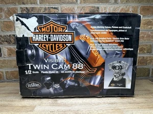 Testors Nuevo Harley Davidson Visible Doble Cámara 88 Modelo Kit Raro Escala 1/2 - Imagen 1 de 6