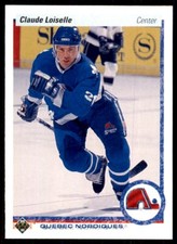 1990-91 Upper Deck Claude Loiselle Hockey Cards #338