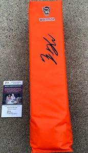 ZONOVAN KNIGHT NC State FIRMADO End Zone Pylon Certificado de Autenticidad JSA WOLFPACK Fútbol - Imagen 1 de 2
