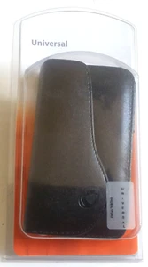 Universal Leather Pouch Horizontal Carrying Case w' Belt Clip iphone 5 5s SE OEM - Picture 1 of 7