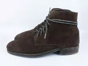 Stivali stringati AllSaints "Brisk" marroni pelle scamosciata deserto uomo EU 41 UK 7 US 8 - Foto 1 di 20