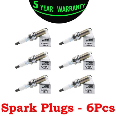 Juego 6 paquetes 6240 PLFR5A-11 bujías para NISSAN 350Z MURANO (3,5l) 2003-2008 Foto 1 de 4