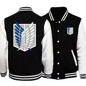 Anime Attack On Titan Survey Legion Sweatshirt Baseball Uniform Jacke Mantel - Bild 1 von 7