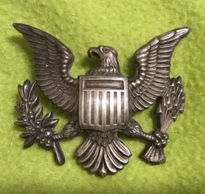 Vintage ~ Military ~ Air Force ~ Badge ~ Silver ~ - Picture 1 of 7