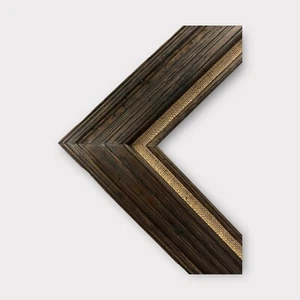 12 x 18 In Stock-Rustic wood frame with burlap linen liner,wood rustic frame. - Picture 1 of 11