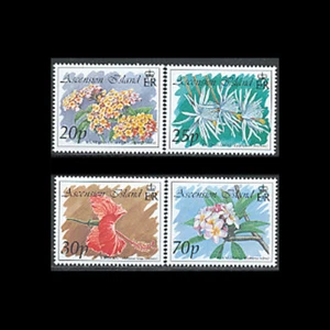 Ascension Is, Sc #566-69, MNH, 1993, Flora, Flowers, plants - Picture 1 of 1