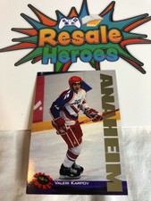 Valeri Karpov Anaheim NHL Hockey Card Classic Games 1994 #43