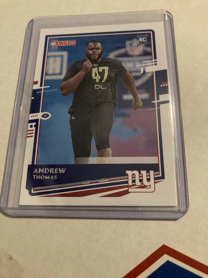2020 Donruss Rookies #253 Andrew Thomas Rc Giants - Image 1 of 1