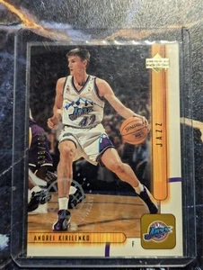 2001-02 Upper Deck UDX - #395 Andrei Kirilenko (RC) Serial #38/100 - Picture 1 of 2