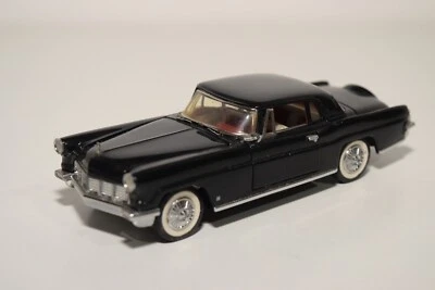 B7 1:43 FRANKLIN MINT LINCOLN CONTINENTAL BLACK QUASI COME NUOVO - Immagine 1 di 4