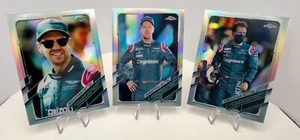 2021 Topps Chrome F1 #7, #27, #23 Sebastian Vettel Refractor set! - Picture 1 of 2