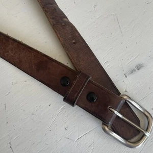Leatherworld Made in Canada Brown Belt Size 38 Mens - Picture 1 of 4