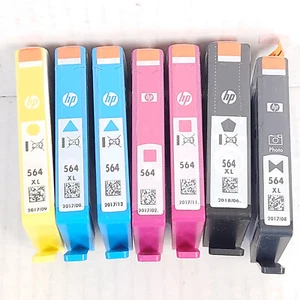 Genuine Sealed HP 564XL Tri-Color & Black Ink Combo CH564WN CH563WN Exp 2017 - Picture 1 of 5