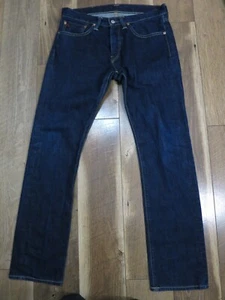 Polo Ralph Lauren 018 jeans uomo blu scuro lavaggio slim dritto tg 30/30 - Foto 1 di 12