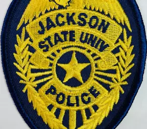 3.75" Jackson State University Police Mississippi MS College School Patch A6 - Picture 1 of 3