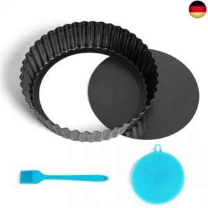 Highkit Tarteform mit Hebeboden 24 cm Quicheform Hoher Rand, Apple Pie Form, - Bild 1 von 9