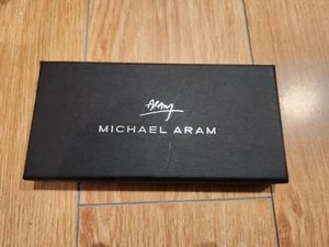 Michael Aram Gold & Silver Butterfly Ginkgo Key Chain EMPTY BOX ONLY 6"x3"x3/4" - Picture 1 of 4