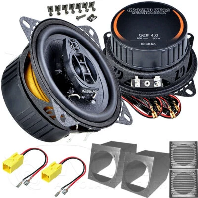 GROUND ZERO LAUTSPRECHER für FIAT PANDA 1 Typ 141 1980-2003 Armaturenbrett #ATW9 - Bild 1 von 4