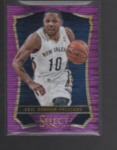 ERIC GORDON 2013-14 PANINI SELECT PURPLE PRIZM CARD #38  /99