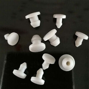 White Snap-on Hole Plug Silicone Rubber Blanking End Caps Seal Stopper 5.5~20mm