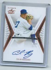 2012 Ultimate Leaf Draft*-Colin Rodgers Rookie Autograph-Royals/Mariners