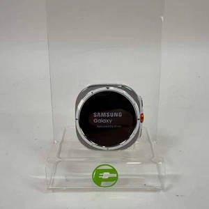 Unlocked Samsung Galaxy Watch Ultra Titanium Smartwatch with White Marine Band - Picture 1 of 11