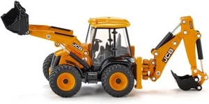 siku 3558, JCB 4CX Backhoe Loader, 1:50, Metal/Plastic, Yellow, Multifunctional - Picture 1 of 1