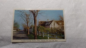 Postal vintage misa de colección de la casa de verano del presidente Kennedy Hyannisport Cape Cod - Imagen 1 de 4