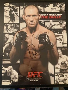 Gray Bully Maynard UFC Signed Promo 8x10 Photo MMA - Picture 1 of 1