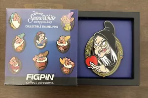 Figpin Snow White & Seven Dwarf Mystery Mini Wicked Witch Y298 Hyper Rare Locked - Picture 1 of 3