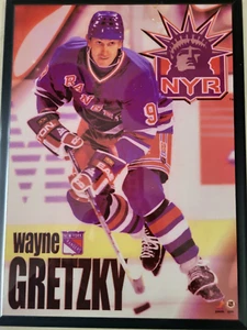WAYNE GRETZKY PLAQUE  New York Rangers HOCKEY NHL LA - Picture 1 of 1