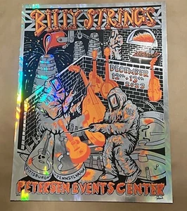 Póster Jim Pollock - Billy Strings Pittsburgh Variante Lámina Naranja Estampado Peterson - Imagen 1 de 4