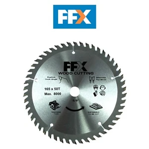 FFX 165mm 50T 16mm TCT Circular Saw Blade Dewalt Makita Irwin Bosch Metabo