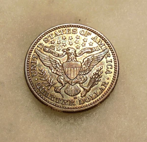 1916-D Barber Quarter - Better Date - Sharp Looking AU/Unc Coin - FREE SHIPPING - Picture 1 of 2