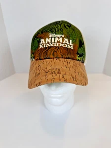 Disney’s Animal Kingdom Wild About Adventure Adult Mesh Snapback Hat Cork Bill - Picture 1 of 5
