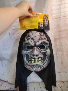 Halloween flip up Mask goblin monster scary costume blood - Picture 1 of 5