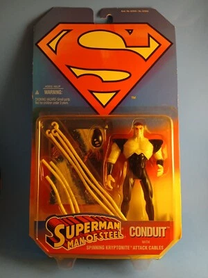 Unopened Vintage 1995 Superman Man of Steel Conduit Action Figure From Kenner - Image 1 of 4