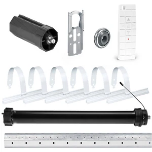 Funk Rolladenmotor Komplettset inkl. Fernbedienung, Rolladenwelle u. Zubehör PR5 - Bild 1 von 6