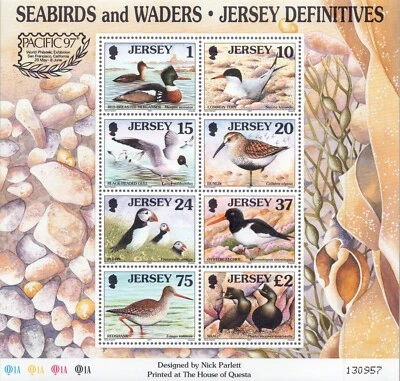 Jersey Stamps 1997 Birds up to 2 £ - MiniSheet - MNH - Image 1 of 2