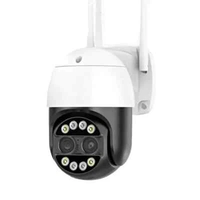 Telecamera Wi fi da esterno 4k 8mpx varifocale a doppia lente 2.8 mm a 12 mm - Immagine 1 di 4