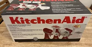KitchenAid Standmixer Aufsatz Pack Mahlwerk Hobel Zerkleinerer Sieb - Bild 1 von 1