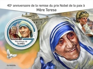 Guinea - 2019 Mother Teresa Anniversary - Stamp Souvenir Sheet - GU190205b - Picture 1 of 1