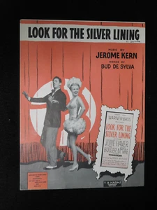 Partitura musical de Look For The Silver Lining 1920 Look For The Silver Lining - Imagen 1 de 3