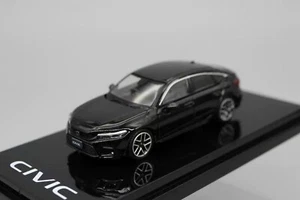 Hobby Japan 1/64 Scale Honda Civic FL1 2021 Black Diecast Model Car Toy Gift NIB - Picture 1 of 6